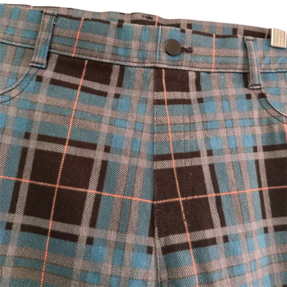 Time and Tru Women’s Large 12-14 Plaid Pull On Elastic Waist Pants - Picture 2 of 5